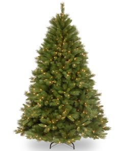 6.5 ft. Pre-Lit Winchester Pine Tree with Clear Lights