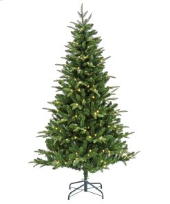 6 ft. Pre-Lit Whatcom Pine Tree with LED Lights