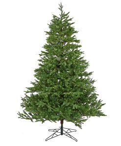 10 ft. Pre-lit Noble Fir Hinged Tree with Dual Color Lights