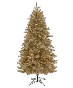 7.5 ft. Pre-Lit Christmas Platinum Metallic Tree