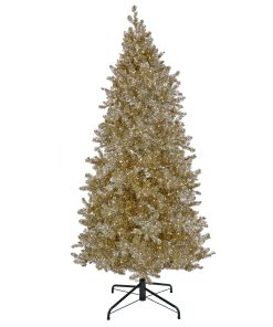9 ft. Pre-Lit Christmas Platinum Metallic Tree