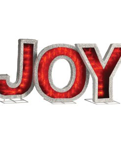Pre-Lit LED JOY Decoration