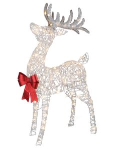 48 in. Pre-lit Standing Buck