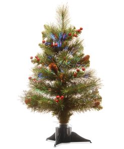 2 ft. Pre-Lit Fiber Optic Crestwood Tree