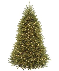 7.5 ft. Pre-Lit Dunhill Fir Tree with PowerConnect Dual Color LED Lights