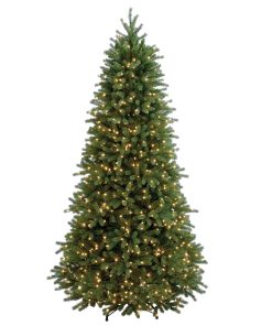7.5 ft. Pre-Lit Jersey Fraser Fir Slim Tree with Clear Lights