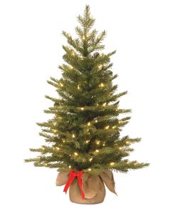 3 ft. Pre-Lit Nordic Spruce Tree with LED Lights