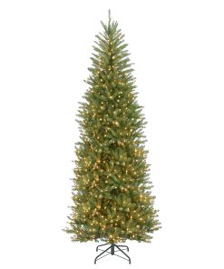 10 ft.Pre-Lit Dunhill Fir Slim Tree with Clear Lights
