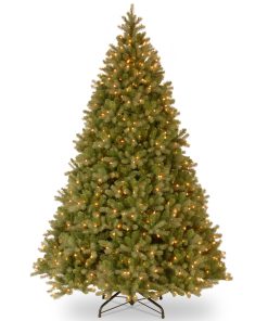 10 ft.Pre-Lit Downswept Douglas Fir Tree with Clear Lights