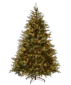 9 ft. Pre-Lit Nordic Spruce Medium Tree with Clear Lights